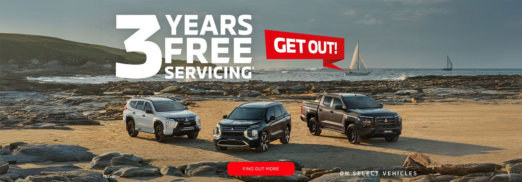 3 YEARS FREE SERVICING*